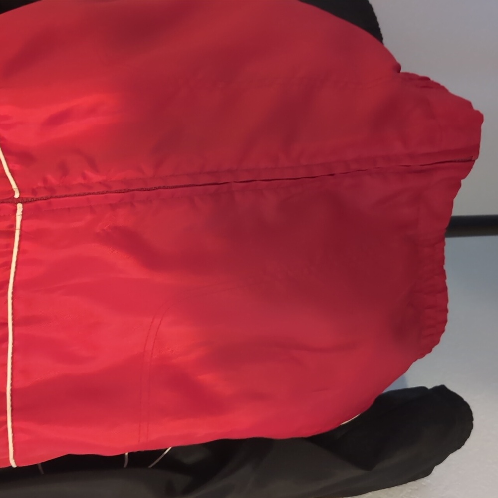 Red and Black Jacket with Atlanta Falcons Logo - Picture 3 of 7